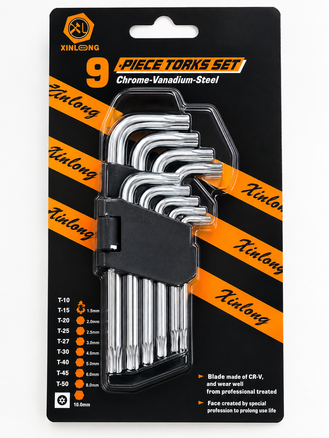 Set Qelësash Torx – 9 Copë