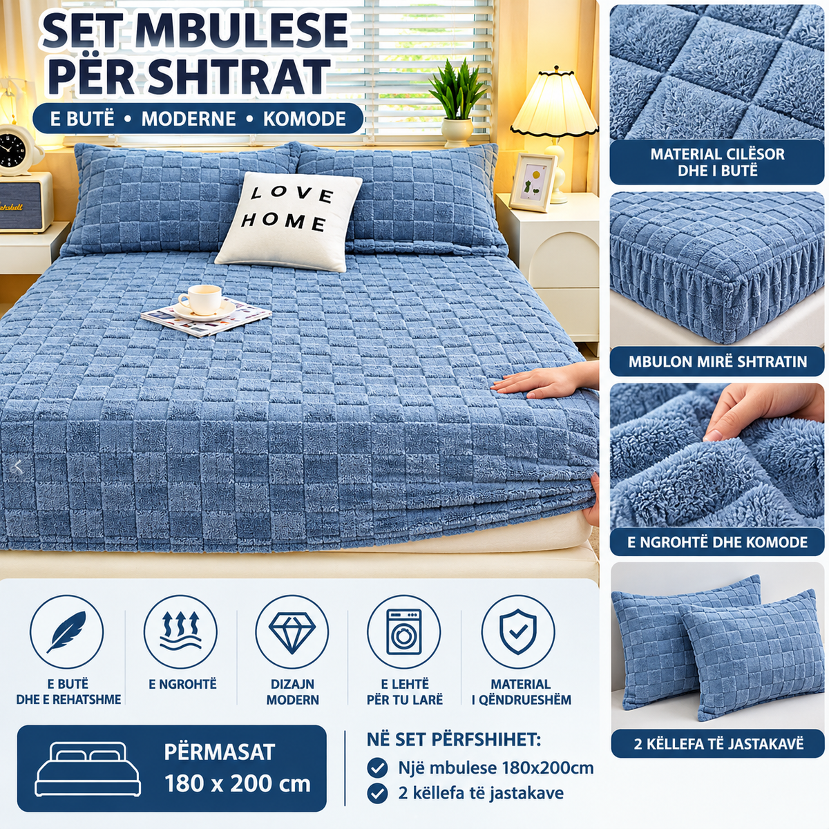 Set Mbulese për Shtrat