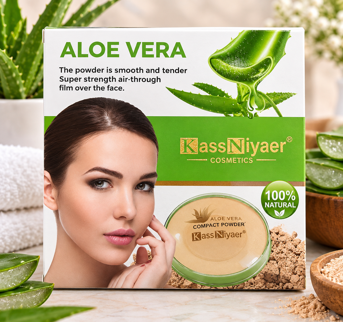 Pudër Fytyre me Aloe Vera
