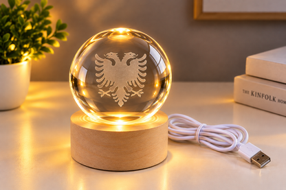 Llampë LED me Kristal – Koleksion Kombëtar