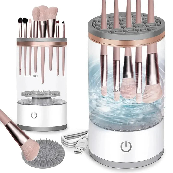 Pajisje Elektrike për Larjen dhe Tharjen e Furçave të Makeup-it