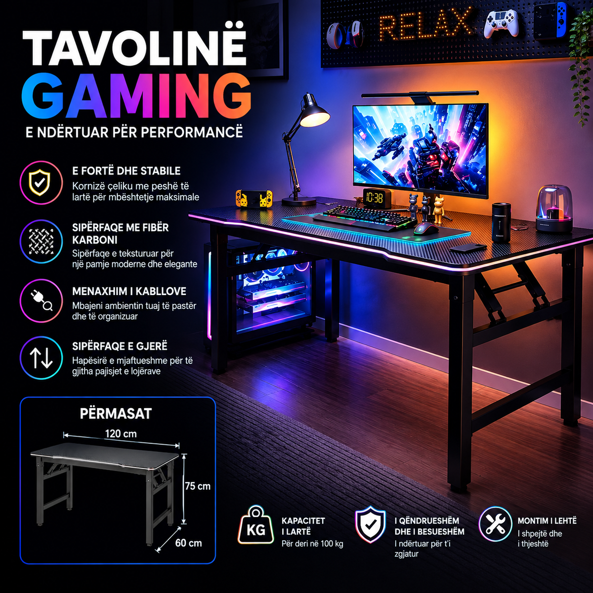 Tavolinë Gaming
